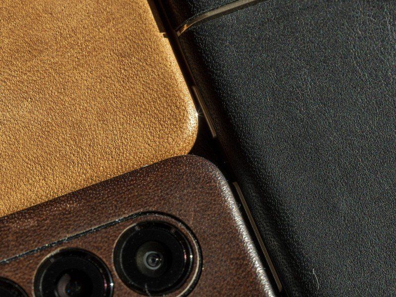 Dbrand Leather Skins S21 Pixel 6 Pro Z Fold 3 Close