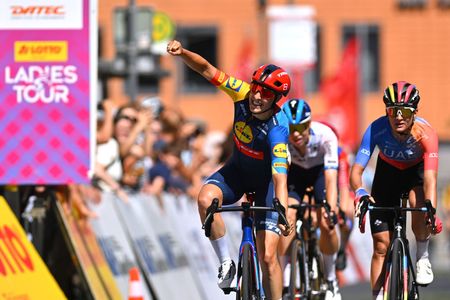 Lucinda Brand wins stage 4 at the Lotto Th&uuml;ringen Ladies Tour