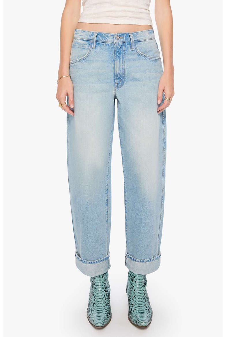 The Delinquent Ankle Cuff Wide Leg Jeans