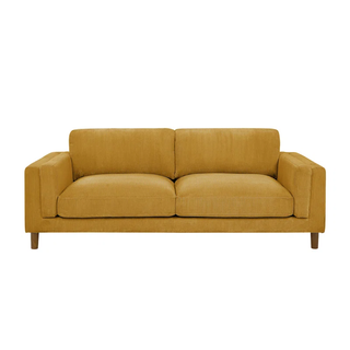 gold corduroy sofa