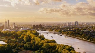 View from lift 109 at Battersea Power Station