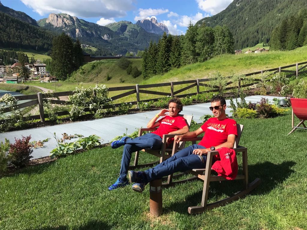 Franco Pellizotti and Vincenzo Nibali