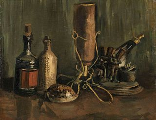 Vincent van Gogh's Still Life with Bottles and a Cowrie Shell