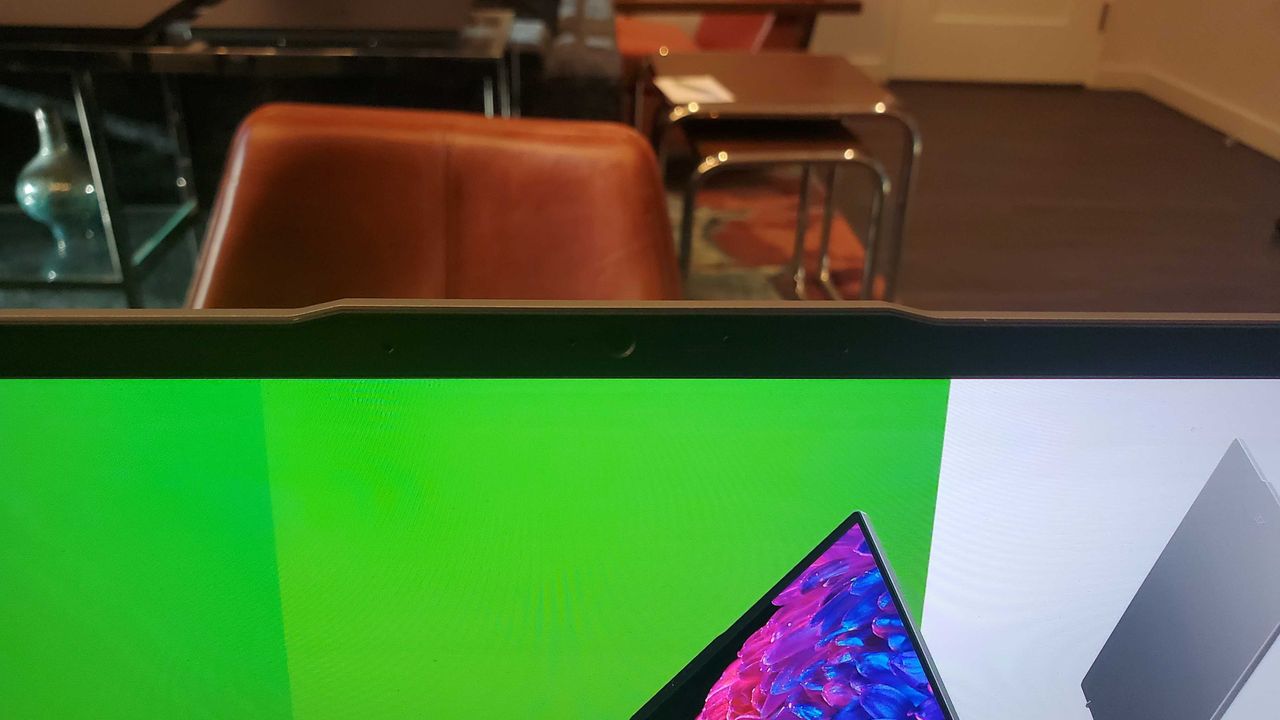 silver laptop