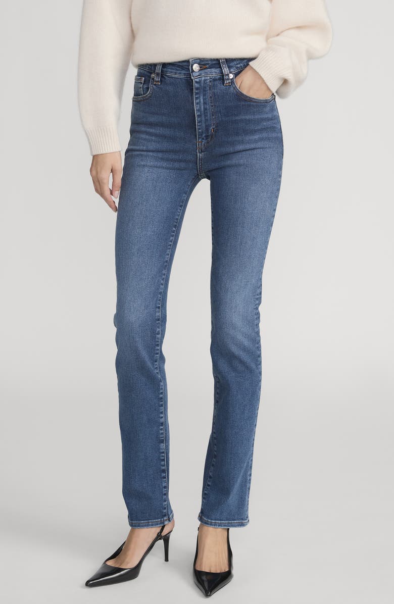 The Pencil High Waist Slim Straight Leg Jeans