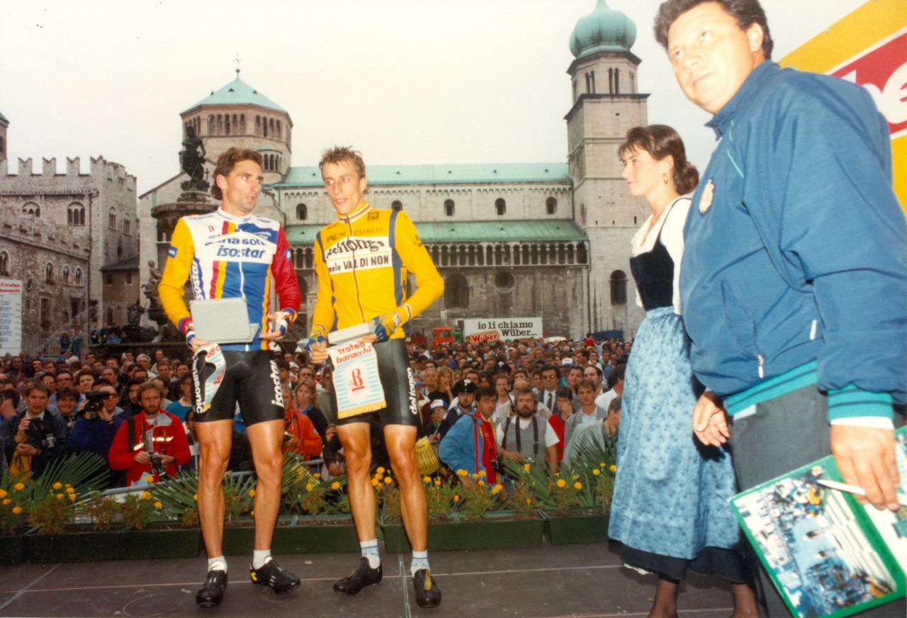 Allan Peiper with Maurizio Fondriest
