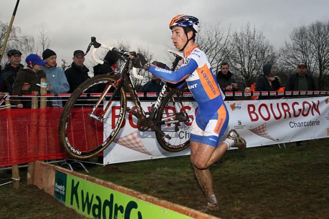 Lars van der Haar (Rabo) runs the barriers