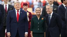 President Donald Trump, Mexican President Claudia Sheinbaum and Canadian Prime Minister Mark Carney at World Cup final