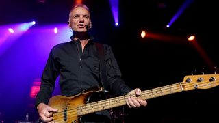 Sting performs onstage during the Cherrytree Music Company's 20th Anniversary Concert, net proceeds benefit St. Jude Children's Research Hospital, at The Belasco on May 29, 2025 in Los Angeles, California