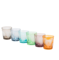 Peony glass tumblers, Farfetch