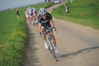 Andy Schleck (Leopard Trek) drives for home