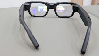 RayNeo X2 Lite glasses looking through display