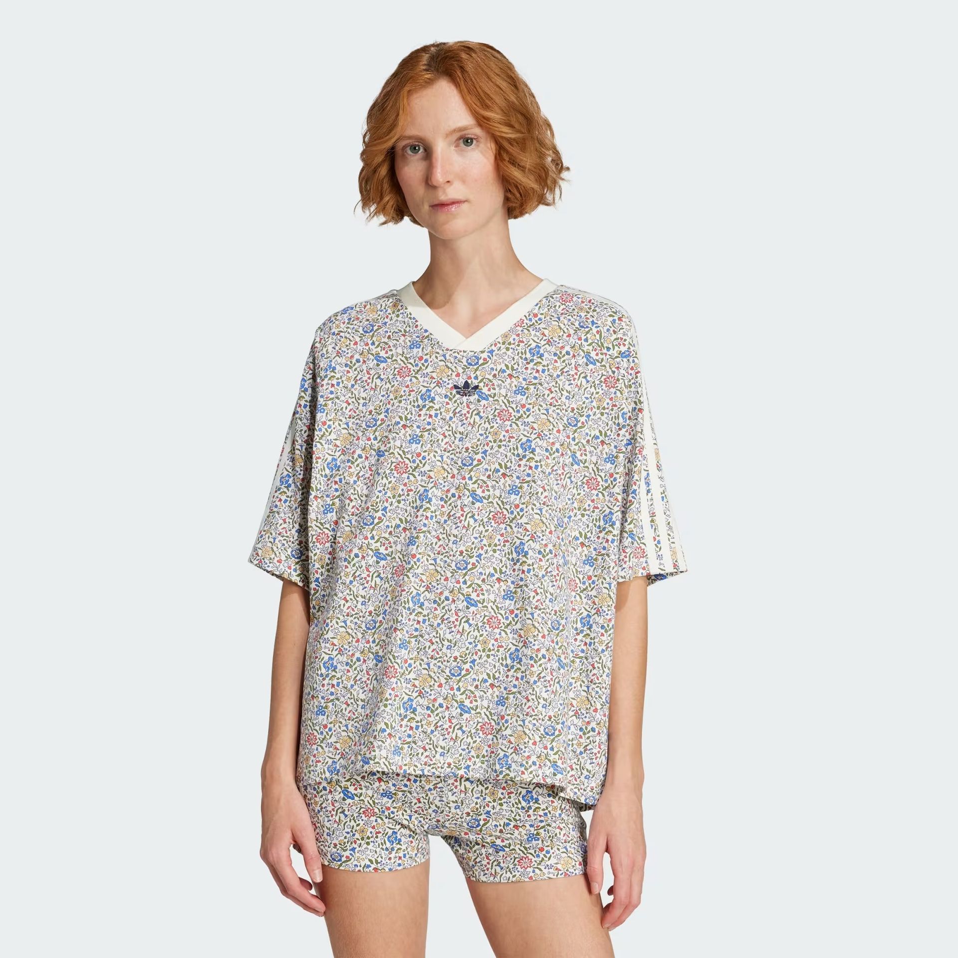 adidas, Adidas Originals X Liberty London Aop Boyfriend Tee
