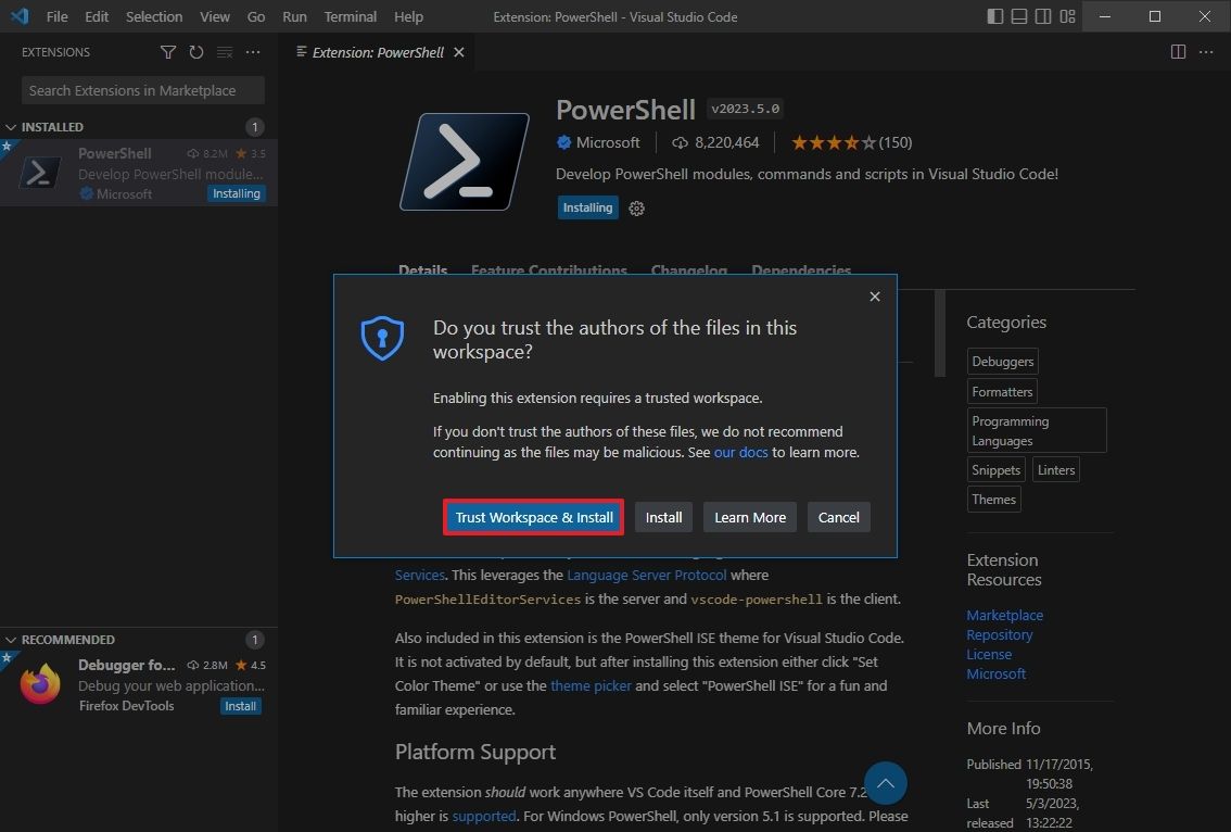 How to create and run a PowerShell script file on Windows 10 or 11 ...