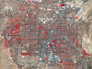Vegas Sprawl Landsat satellites