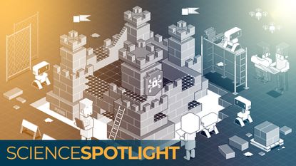 A pixel art-style illustration of a castle representing the protection of data