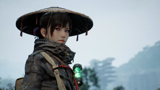 Emma, the protagonist of Beast of Reincarnation, looks at the camera