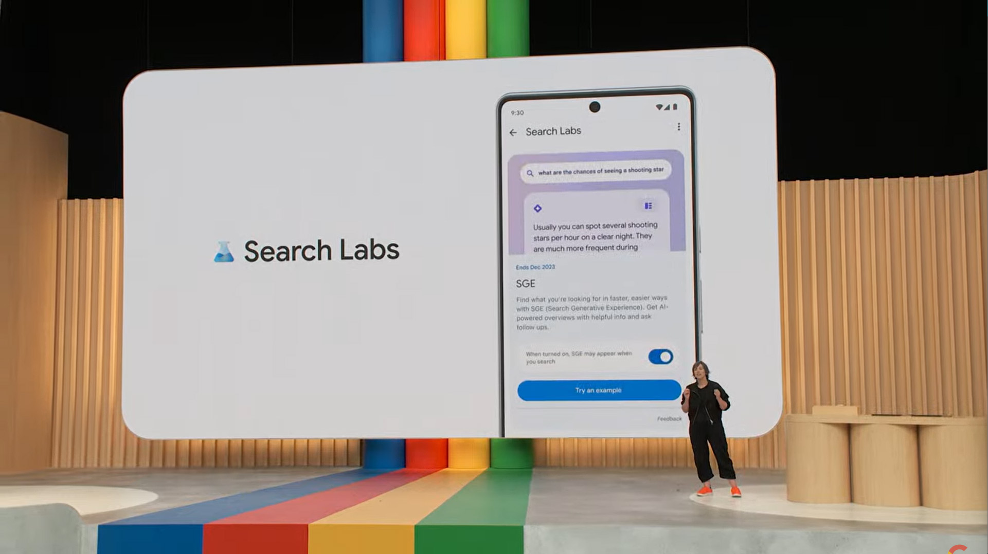 Pesquise laboratórios com inteligência artificial no Google IO 2023