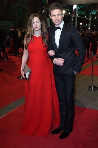 Eddie Redmayne & Hannah Bagshawe At The BAFTA Awards 2016