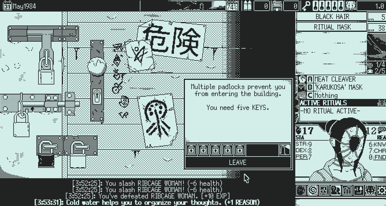 World of Horror adventure roguelike