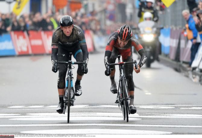 Ian Stannard holds off Greg Van Avermaet to win Omloop Het Nieuwsblad