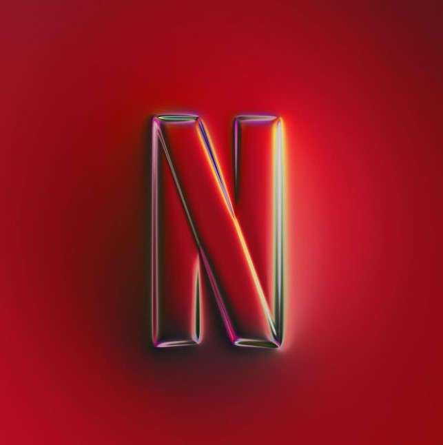 A chrome effect redesign of the Netflix logo.