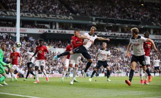 An instinctive flick past David De Gea ensured Harry Kane was Tottenham's final goalscorer at White Hart Lane in a 2-1 win over Manchester United in May, 2017