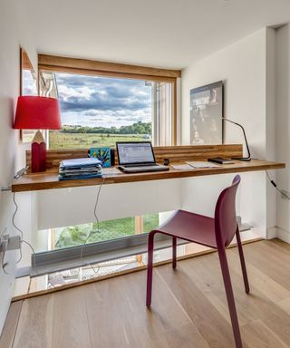 modern home office on landing