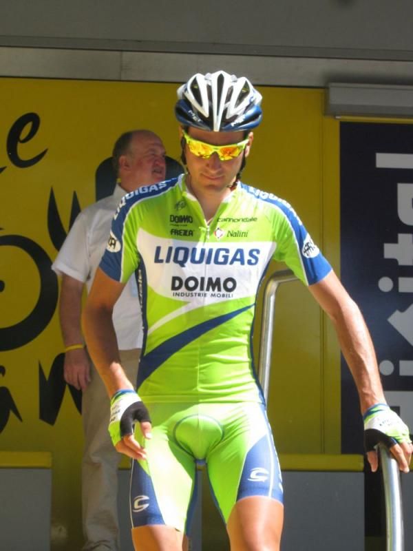 Ivan Basso (Liquigas-Doimo) after signing on
