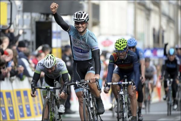 Tom Boonen (Omega Pharma-QuickStep) had enough in the tank to see off Rojas and Degenkolb