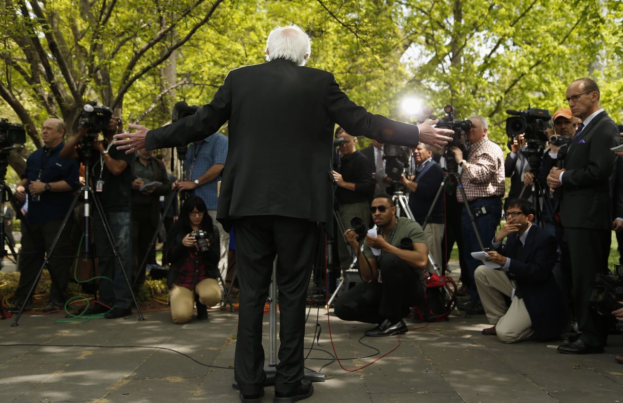 Sen. Bernie Sanders announces his run for the presidency.