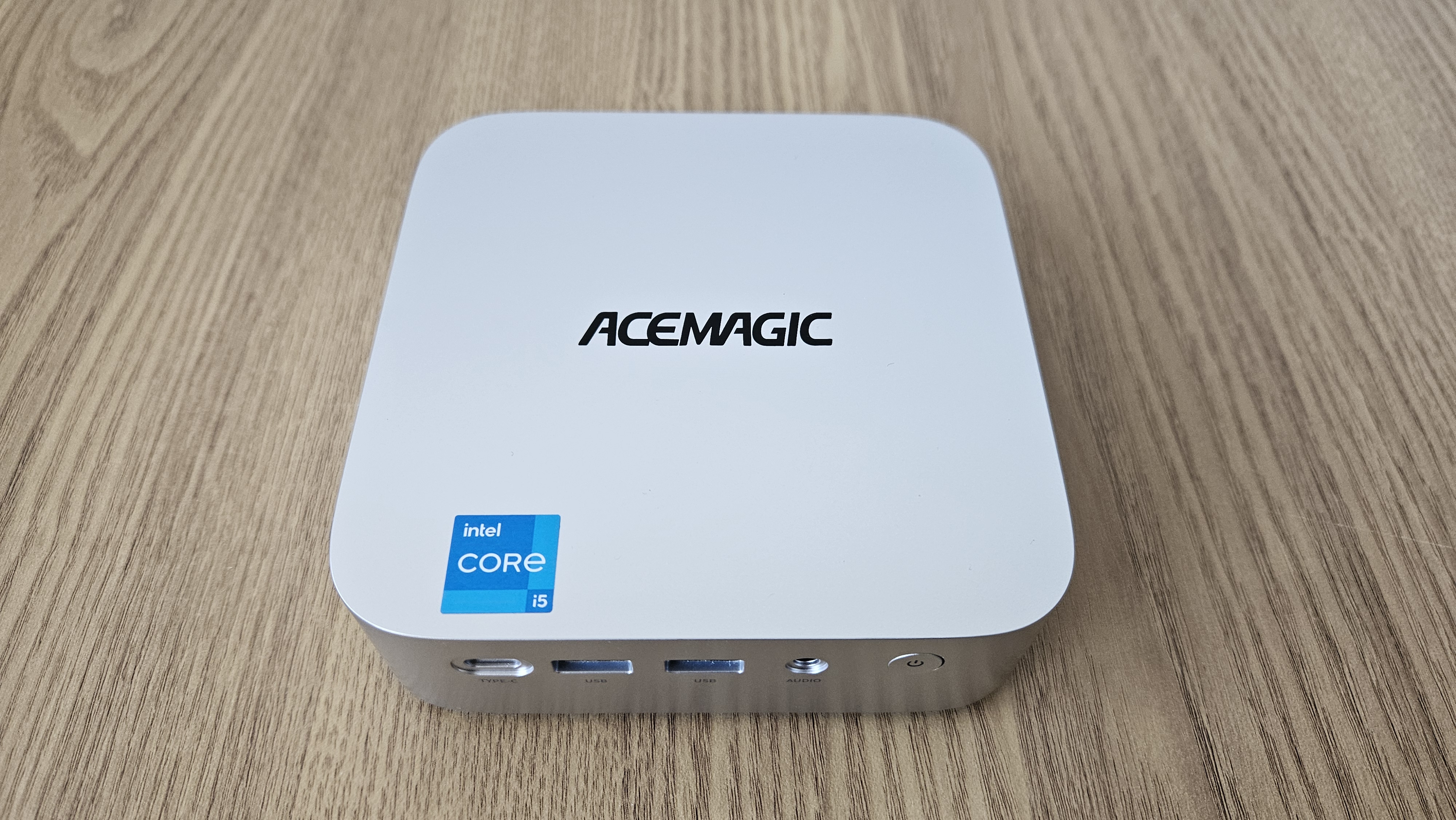 The AceMagic Kron Mini K1 on a desk