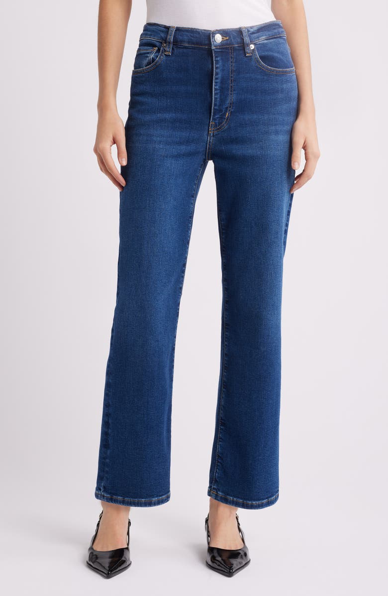 Le Sleek High Waist Ankle Straight Leg Jeans