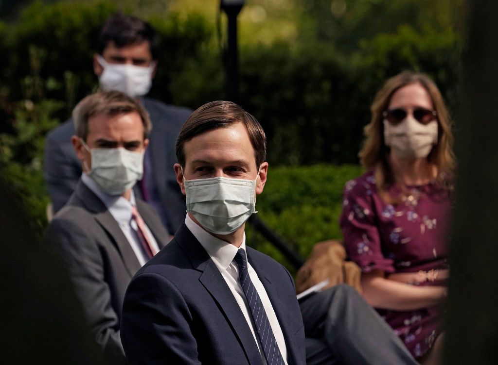 Jared Kushner masks up