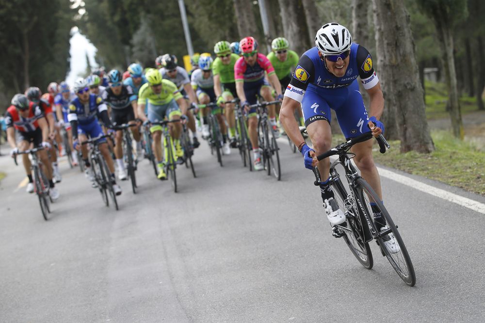 Zdenek Stybar makes his race-winning move