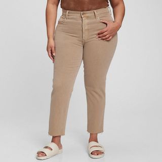 taupe jeans