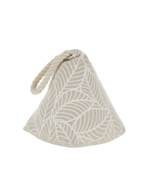 Jungle Print Cotton Weighted Bag Door Stop