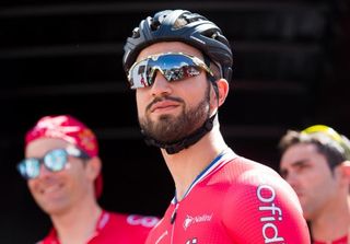 Cofidis' Nacer Bouhanni looking relaxed on the start line of stage 1