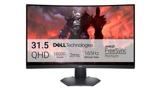 dell S3222DGM curved monitor