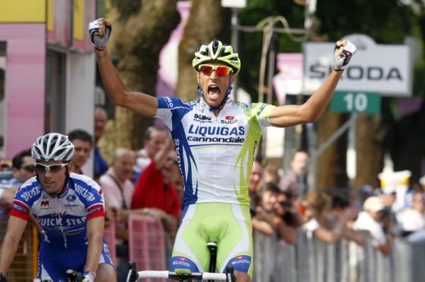 Eros Capecchi takes stage 18 of this year's Giro