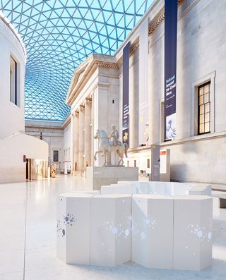 Pop up bar in the British museum
