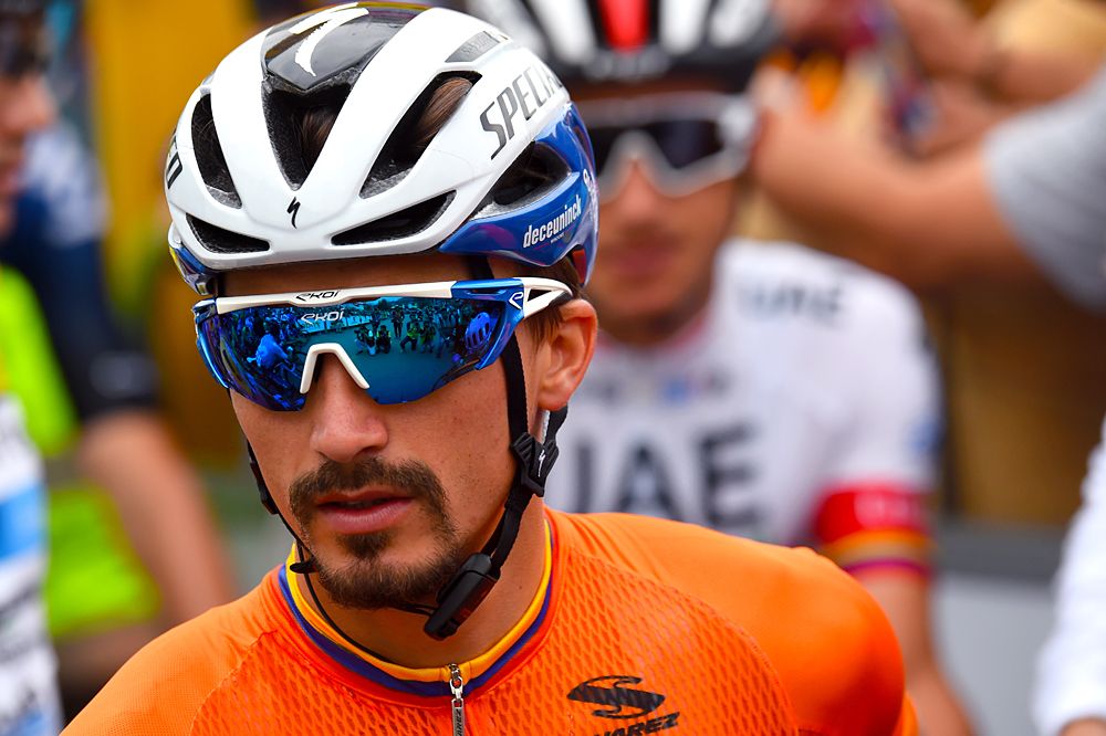 Overall leader Julian Alaphilippe (Deceuninck-QuickStep) ahead of the final stage at Tour Colombia