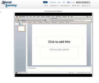 Video Tutorial: PowerPoint 2011 – Using the Tabs on the Ribbon