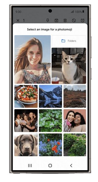 Photomoji lets users decide which photo of theirs should be turned into a custom emoji.
