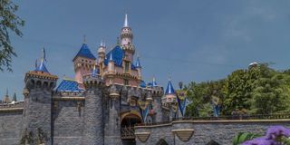 Sleeping Beauty castle in Disneyland in Anaheim, California