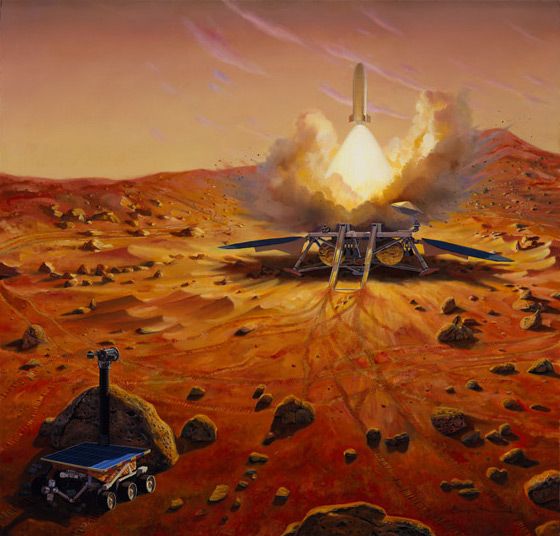 Report How to Get Samples from Mars Space