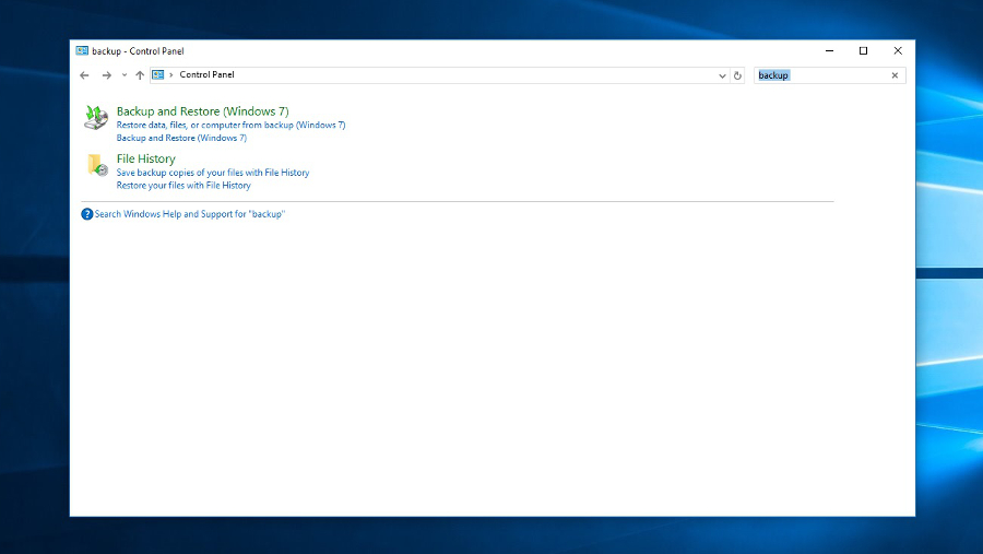 85. Windows Backup