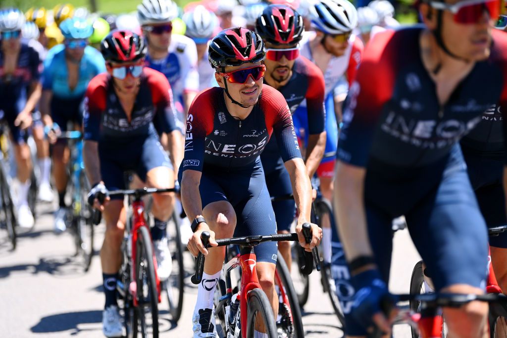 Tom Pidcock (Ineos Grenadiers) is riding the Tour de Suisse 2022