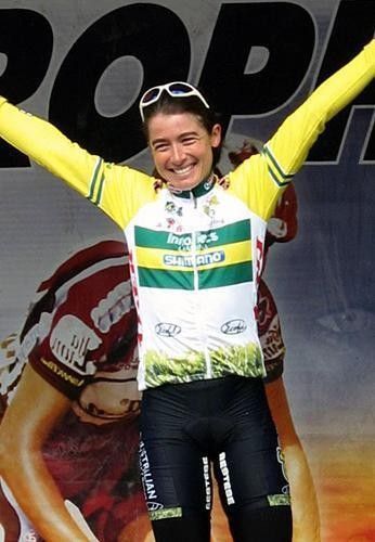 In the Australian national champion's jersey