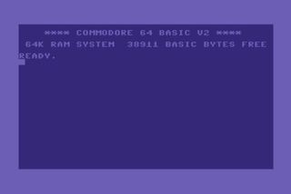 Commodore 64 startskjermbilde